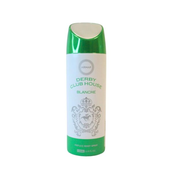 Armaf Derby Club House Blanche Deodorant 200ML for Men | Perfume Body Spray for Men | Ideal for Gifting | Daily Use - Fast Shipping to USA & Canada