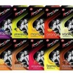 Kamasutra 10 different flavor (Grapes,Coffee,Banana,OrangeChocolate,Butterscotch,Vanilla,Pineapple,Mango & Strawberry) Condom (Set of 10, 100 Sheets) - Fast Shipping to USA
