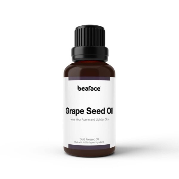 Beaface GrapeSeed Oil Cold Pressed Pure and Natural Carrier Oil,Grape Seed Oil for Skin and Hair -50 ml?