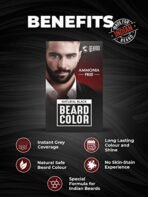 Beardo Beard Color For Men - Natural Black, 60ml | Long Lasting | No Ammonia | Easy to apply, No Stain Beard Hair Colour for men | Skin Friendly Hair dye - Fast Shipping to USA & Canada - Image 7
