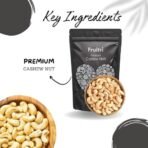 Fruitri Premium Whole Cashews 500g | Natural Whole Crunchy Cashew nuts | Premium Kaju nuts Dry Fruit | Nutritious & Delicious | Gluten Free & Plant based Protein | W320 - Fast Shipping to USA & Canada - Image 4
