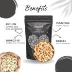 Fruitri Premium Whole Cashews 500g | Natural Whole Crunchy Cashew nuts | Premium Kaju nuts Dry Fruit | Nutritious & Delicious | Gluten Free & Plant based Protein | W320 - Fast Shipping to USA & Canada - Image 3
