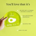 Foxtale Nourishing Sheet Mask with Hyaluronic Acid and Avocado for Nourishing & Hydration, Men & Women, 26g - Fast Shipping to USA & Canada - Image 4