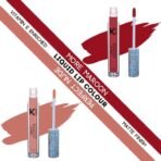 KINDED Liquid Lip Colour Vitamin E Enriched No Transfer Waterproof Long Stay Lipsticks Lip Gloss Set for Girls Women (Pack of 2, 6 ml each, Matte Finish, Shades More Maroon & Perfect Nude) - Fast Shipping to USA & Canada - Image 3