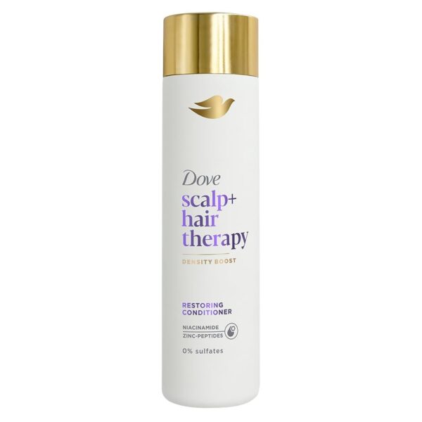 Dove Scalp + Hair Therapy Sulphate Free Density Boost Restoring Conditioner with Niacinamide and Zinc-Peptides for visibly denser hair - Fast Shipping to USA & Canada