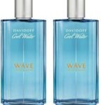 Davidoff Cool Water Wave Man Liquid Eau De Toilette For Men, Fresh Aquatic Scent, 125ml (Pack of 2) - Fast Shipping to USA & Canada