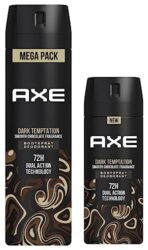 AXE Dark Temptation Long Lasting Deodorant Bodyspray For Men 215 ml & Axe Dark Temptation Long Lasting Deodorant Bodyspray For Men 150 ml - Fast Shipping to USA & Canada - Image 2