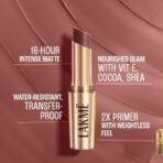 LAKME 9TO5 Primer + Matte Lip Color Coffee Command 3.6 g - Fast Shipping to USA & Canada - Image 4