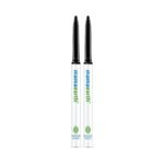 Mamaearth Charcoal Black Long Stay Natural Kajal Pencil With Vitamin C & Chamomile For 11-Hour Smudge-Free Stay - 0.35 Gm (Pack Of 2) - Fast Shipping to USA & Canada