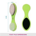 VEGA 3 In 1 Pedicure Scraper Filer Brush Kit Tool for Cleanse, Scrub & File Dead Skin - Fast Shipping to USA & Canada - Image 3