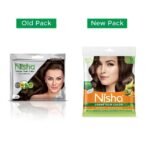 Nisha Cream Hair Color Rich Bright Long Lasting Hair Colouring For Ultra Soft Deep Shine 100% Grey Coverage Conditioning With Natural Herbs Dark Brown (Pack of 6) - Fast Shipping to USA & Canada - Image 3