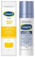 Cetaphil Combination Skin Sun Spf50 Sunscreen Very High Protection Light Gel Water Resistant Vitamin E 50Ml PackOf 1 Optimal Hydration Lightweight Serum 30 ml - Fast Shipping to USA & Canada - Image 2