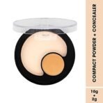FASHION COLOUR 2 In 1 Compact Powder And Concealer | Long-Lasting | Smooth Finish | Absorbs Oil | Waterproof Formula | Prevents Creasing | Matte Finish | 10gm + 2gm | Shade 02 - Fast Shipping to USA & Canada - Image 3