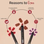 Glam 21 Lip Seduction Non- Transfer Crayon Lipstick up to 12 Hours Stay | Lightweight & Longlasting|Creamy Matte | Smudge Proof - 2.8gm|Coffee-15 (Matte) - Fast Shipping to USA & Canada - Image 4