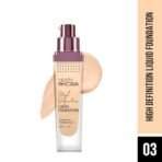 Hilary Rhoda High Definition Foundation | Hides Pores & Blemishes | HD Foundation For All Skin Types | Blendable Formula | Matte & Natural Finish High Coverage | 33ml (Natural Beige| Shade 03) - Fast Shipping to USA & Canada - Image 3