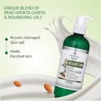 Ayouthveda Delicate Skin Moisturiser Body Lotion | For Nourished & Hydrated Skin| Enriched With Panchtikta Ghrita, Almond Oil & Sesame Oil | Heals Damaged & Rough Skin (Pack Of 1-300ml) - Fast Shipping to USA & Canada - Image 6