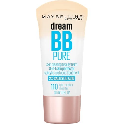 Maybelline Dream Pure BB Cream, Light/Medium, 1 Ounce - Fast Shipping to USA & Canada