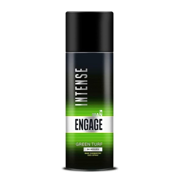 Engage Intense Green Turf Deodorizing Body Sprays For Men, 150ml - Fast Shipping to USA & Canada