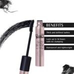 Glam 21 HD Dense Mascara, With Petite Brush, Thermal Sensitive Technology, Smudge Proof, Water Proof, Voluminous Eyelashes, 16 Hours Long-wear (Black) - Fast Shipping to USA & Canada - Image 4
