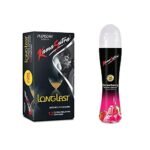 KamaSutra Longlast Condom 12's and Personal Strawberry Lubricant Gel 50ml (Set of 2) - Fast Shipping to USA