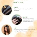 WOW Skin Science Rosemary Shampoo & Hair Oil Kit | Helps Prevent Breakage & Split Ends | Adds Shine to Dull Hair | Net Vol 450ml - Fast Shipping to USA & Canada - Image 6