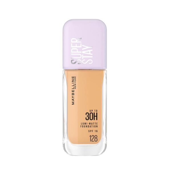 Maybelline New York Super Stay Lumi-Matte Liquid Foundation - 128, Up To 30H Long Wear, Water & Transfer Proof. SuperStay Lumi-Matte Liquid Foundation comes with Non-comedogenic & Vegan Formula | 35ml - Fast Shipping to USA & Canada