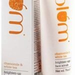 Plum Chamomile & White Tea Brighten Up Face Scrub | Gentle Exfoliation & De-tanning | For Normal, Combination Skin | 75ml - Fast Shipping to USA & Canada