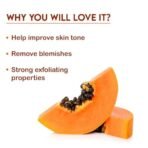 Jovees Herbal Papaya Face Wash For Glowing and Clear Skin with Papaya & Bilberry Ext | Gentle Cleanser For Brightens Skin, Removes Pigmentation & Dark Spots | For All Skin Types - 120ML - Fast Shipping to USA & Canada - Image 6