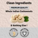 Jus' Amazin Cashew Butter - All Natural, Unsweetened, High Protein, Vegan, Cholesterol Free, Dairy Free, 100% Natural, Plant-Based Protein, 200 gms - Fast Shipping to USA & Canada - Image 3