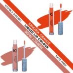 KINDED Liquid Lip Colour Vitamin E Enriched No Transfer Waterproof Long Stay Lipsticks Lip Gloss Set for Girls Women (Pack of 2, 6 ml each, Matte Finish, Shades Sangria Orange & Perfect Nude) - Fast Shipping to USA & Canada - Image 3
