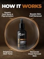 Beardo 2-in-1 Detan Serum + Toner For Men, 30ml | Face Serum For Men | De tan Serum with AHA & Plant Collagen | Brightens Complexion, Removes Dead Skin - Fast Shipping to USA & Canada - Image 7