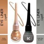 KINDED Eye Liner Liquid Waterproof Smudgeproof Longlasting Insta Bold Look Intense Colour Pigments Quick Drying Eyeliner Combo 5 ml each - Fast Shipping to USA & Canada - Image 3