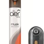 Godrej Aer Musk Room Spray (300 ML) & Car Freshener (45 Gm) Spray, Diffuser Set (2 x 172.5 ml) - Fast Shipping to USA & Canada
