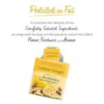 Bigelow Tea Lemon Ginger Plus Probiotics Herbal Tea With Freshness & Aroma Caffeine Free 18 Tea Bags Net Wt 1.31oz (37gm) - Fast Shipping to USA & Canada - Image 5