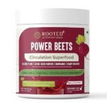 Rooted Actives Power Beets (250 g) - Organic Beet root powder with L arginine, L Carnitine, BCAA, Reservatrol & Stevia | Heart, Endurance, Nitric oxide booster| Beets Powder Supplement & Pre Workout - Fast Shipping to USA