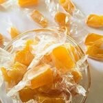 Organic Bites Alphanso Aam Toffee | Mango Candy | Mango Cubes -900 gm - Fast Shipping to USA & Canada