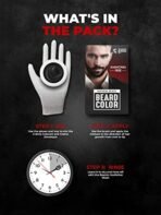 Beardo Beard Color For Men - Natural Black, 60ml | Long Lasting | No Ammonia | Easy to apply, No Stain Beard Hair Colour for men | Skin Friendly Hair dye - Fast Shipping to USA & Canada - Image 4