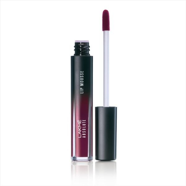 LAKME Absolute Sheer Lip Mousse, Velvet Matte Finish, with air-light texture, for nourished & moisturised lips, Liquid Lipstick, Dark Cherry - Fast Shipping to USA & Canada