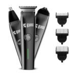 Beardo Ape-X Prime 3-in-1 Multipurpose Trimmer for Men | Grooming Kit : Beard Trimmer, Precision Trimmer, Ear & Nose Trimmer | Stainless Steel self-sharpening blades | Type C charging - Fast Shipping to USA & Canada - Image 2