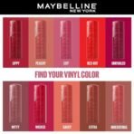 Maybelline New York SuperStay Vinyl Ink Liquid Lipstick - Lippy, Instant Shine & Transfer Proof. SuperStay Vinyl Ink Liquid Lipstick Last Up To 16Hr, Enriched With Vitamin E & Aloe | 4.2ml - Fast Shipping to USA & Canada - Image 7