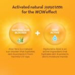 WOW Skin Science Sunscreen Gel For Dry Skin | SPF 50 PA++++ | With Aloe Vera & Hyaluronic | Hydrates Skin | Lightweight | Quick Absorbing | No White Cast | UVA & UVB Protection | 50 ml |Pack of 3 - Fast Shipping to USA & Canada - Image 5