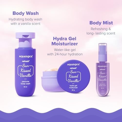 Buy Aqualogica Refresh+ Sun Kissed Vanilla Body Care Set Perfume
