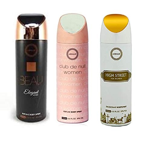 Armaf Beau Elegant Deodorant Body Spray for Women - Fast Shipping to USA & Canada