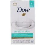Dove Beauty Bar, Sensitive Skin 4 oz, 6 bar - Fast Shipping to USA & Canada