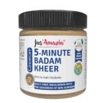 Jus' Amazin 5-Minute Badam Kheer (200g) | Only 4 Ingredients, 100% Natural | 86% Almonds | Zero Additives | Vegan & Dairy Free - Fast Shipping to USA & Canada