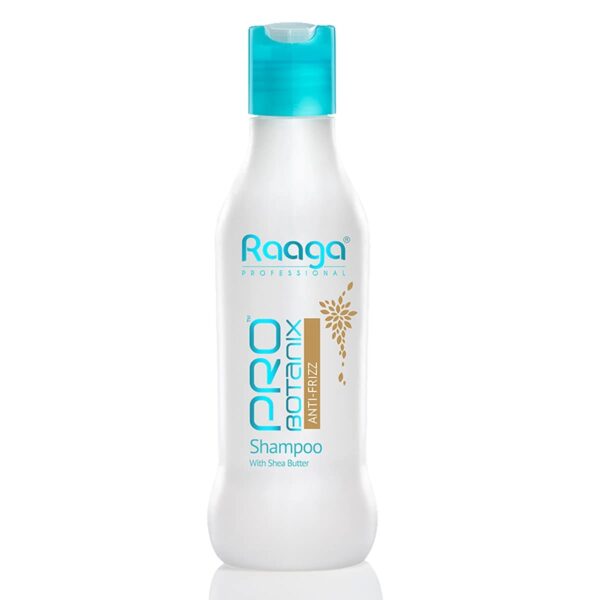 Raaga Professional Pro Botanix Anti-Frizz Shampoo with Shea Butter (200 ml) Smoothes and Controls Unruly Frizzy Hair, Deep Moisturization | Suitable For Men & Women