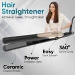 Vega Miss Versatile Styling Set Straightener, Curler & Dryer Gift Combo for Women, 1000W Hair Dryer with 2 Head/Speed Setting, Hair Straightener & Curler comes with Ceramic Coated, (VHSS-03), Black - Fast Shipping to USA & Canada - Image 4