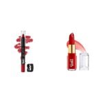 Glam 21 Lip Seduction Non- Transfer Crayon Lipstick||Red Obsession|02 Jelly Pop fruity gel lipstick| Moisturising Glossy Finish Gives a Natural Colour Lightweight 02- Strawberry Red, 3.5gm - Fast Shipping to USA & Canada
