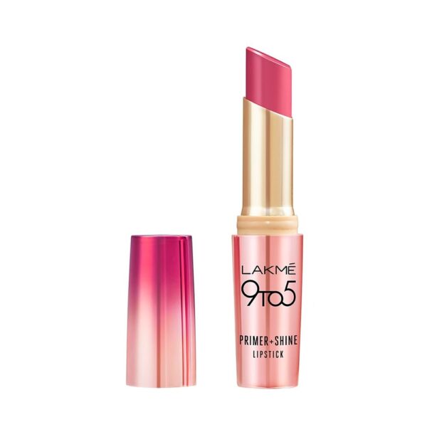 LAKME Glossy Lipstick Pink (High-Shine Finish) - Fast Shipping to USA & Canada