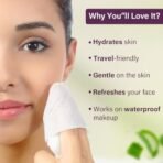 Hilary Rhoda One Swipe Makeup Remover Wipes | Removes Waterproof Makeup | Aleo Vera Infused Makeup Remover Wipes | Hydrating & Cleansing Facial Wipes | Paraben-Free | 25 pcs - Fast Shipping to USA & Canada - Image 6